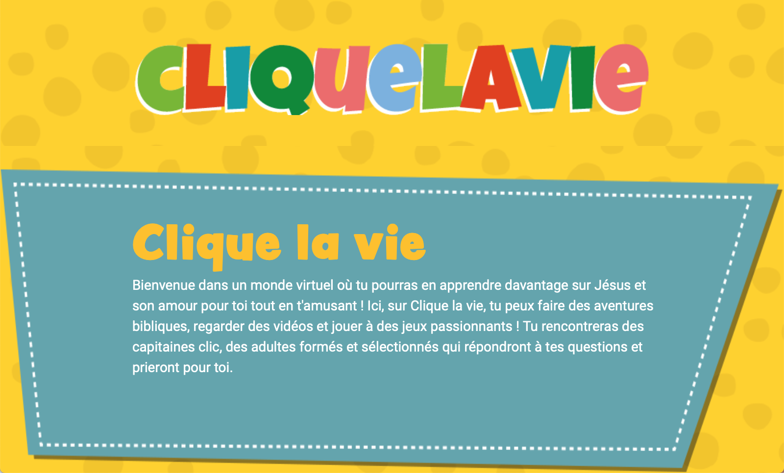 Cliquelavie.com à recommander